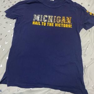 Victoria’s Secret pink  Michigan tee
